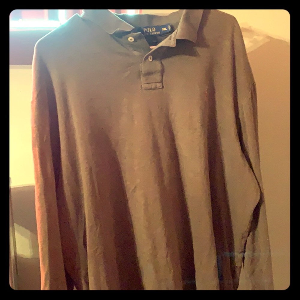Double XL longsleeve polo brand polo shirt